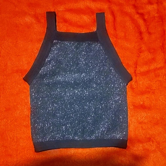 Phat Buddha Yoga Top Size XS/S Sparkly Black - Picture 1 of 4